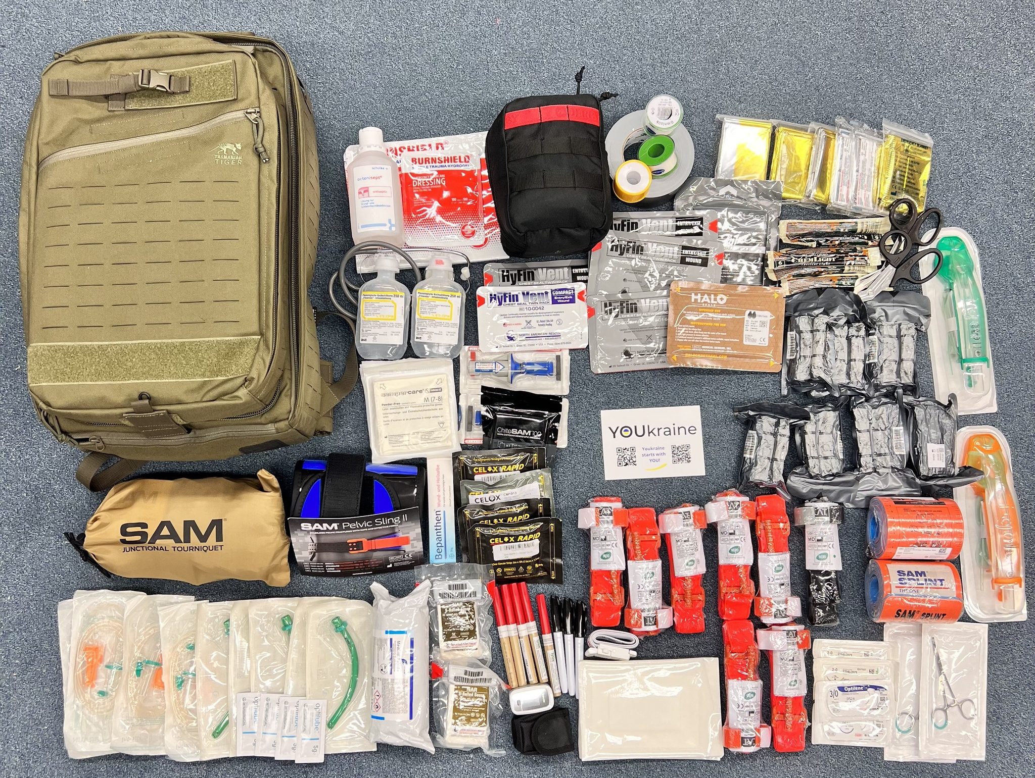 Medical backpacks that save lives - Youkraine